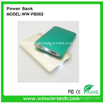 Polymer Battery 4300mAh Power Bank with Flashlight